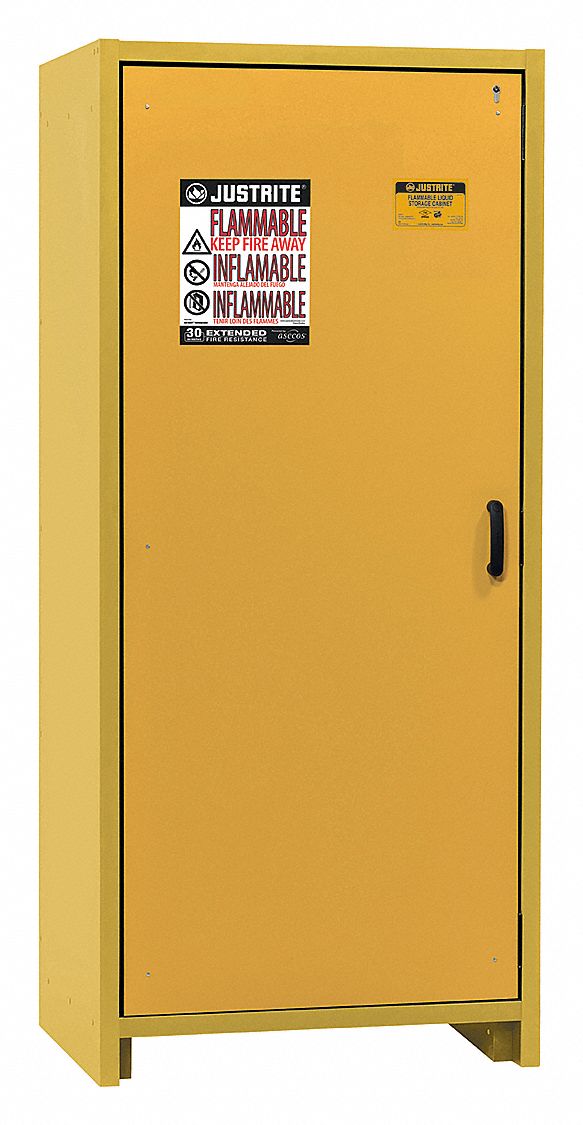 Std EN-Rated, 30 gal, Flammables Safety Cabinet - 102XE4|22601 - Grainger