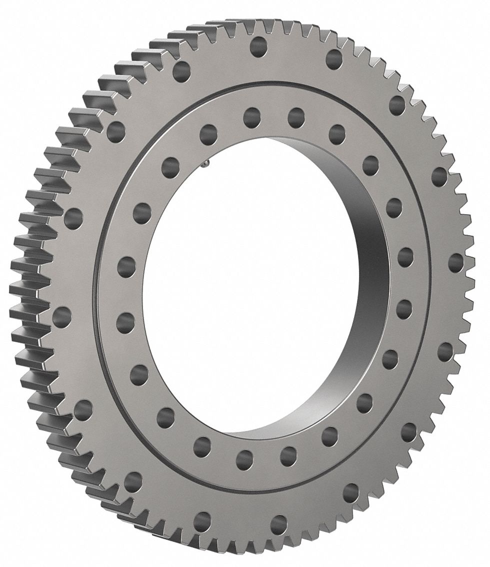 Slewing Ring Bearing: External, 14.686 in Outside Dia, 8.268 in Bore Dia