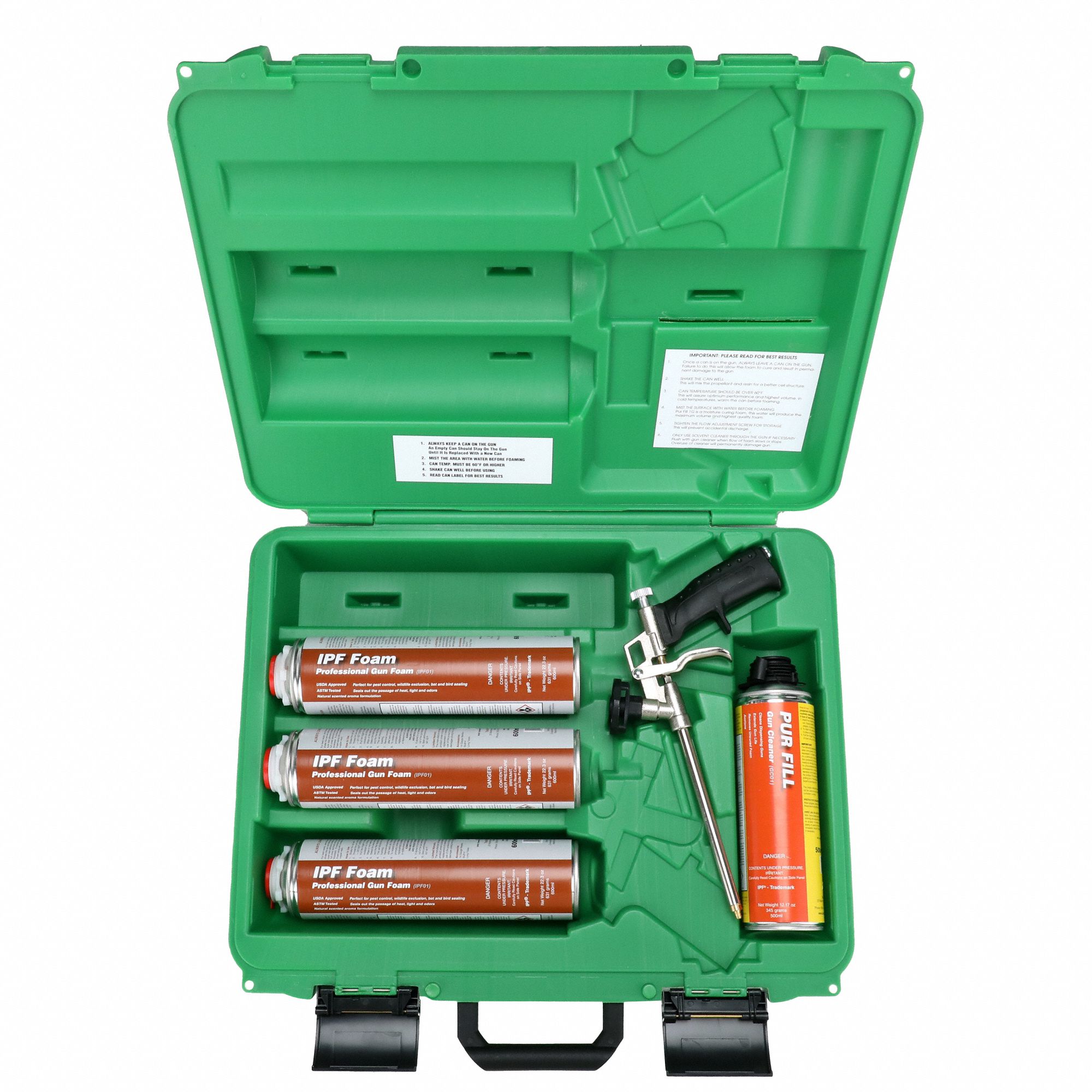 TODOL, Yellow, R6, Insulating Spray Foam Sealant Kit 45TP92SPS03