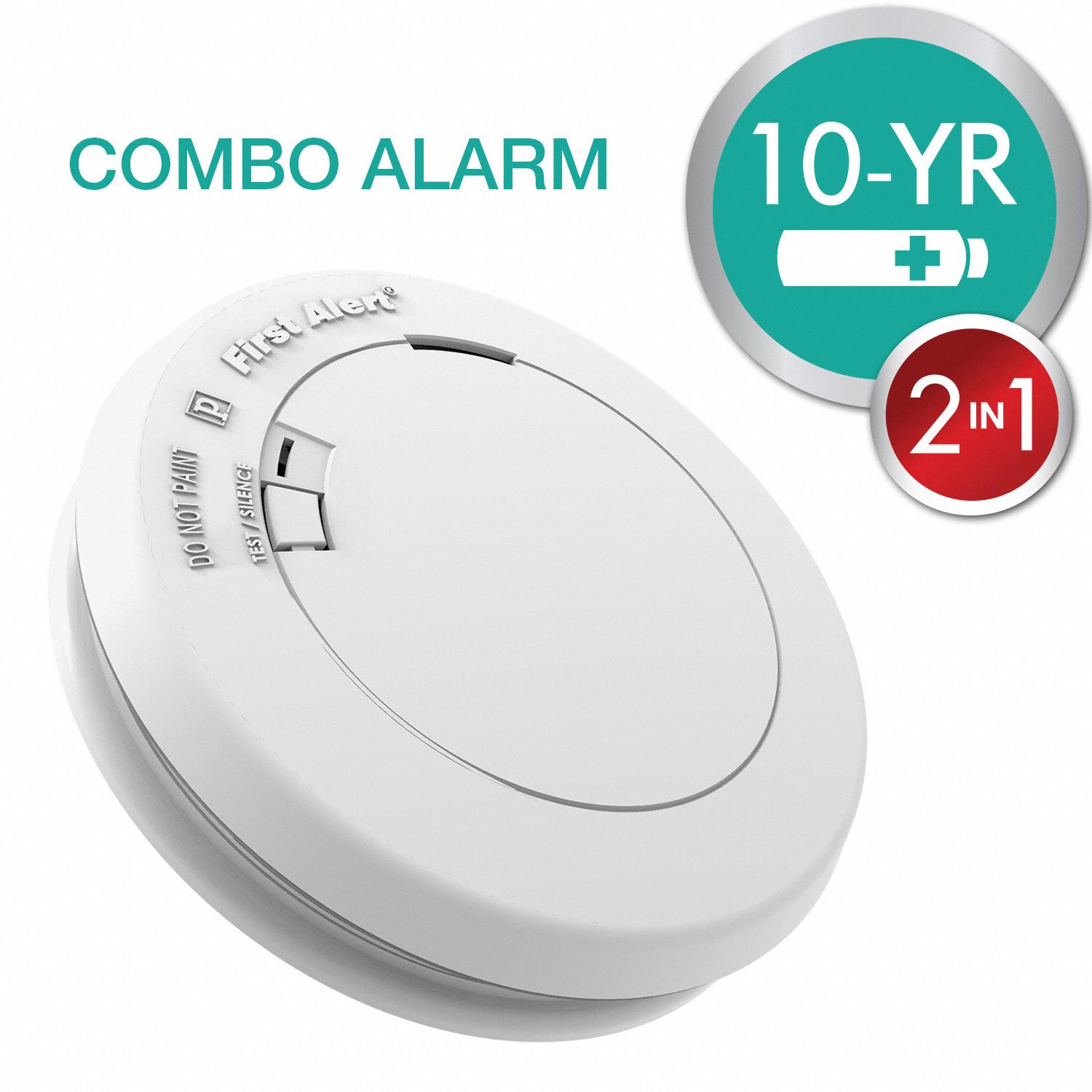 FIRST ALERT Carbon Monoxide and Smoke Alarm 3V Lithium