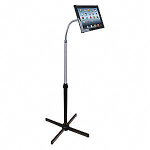 Cta Digital Height Adjustable Floor Stand For Ipad 45tu02 Pad