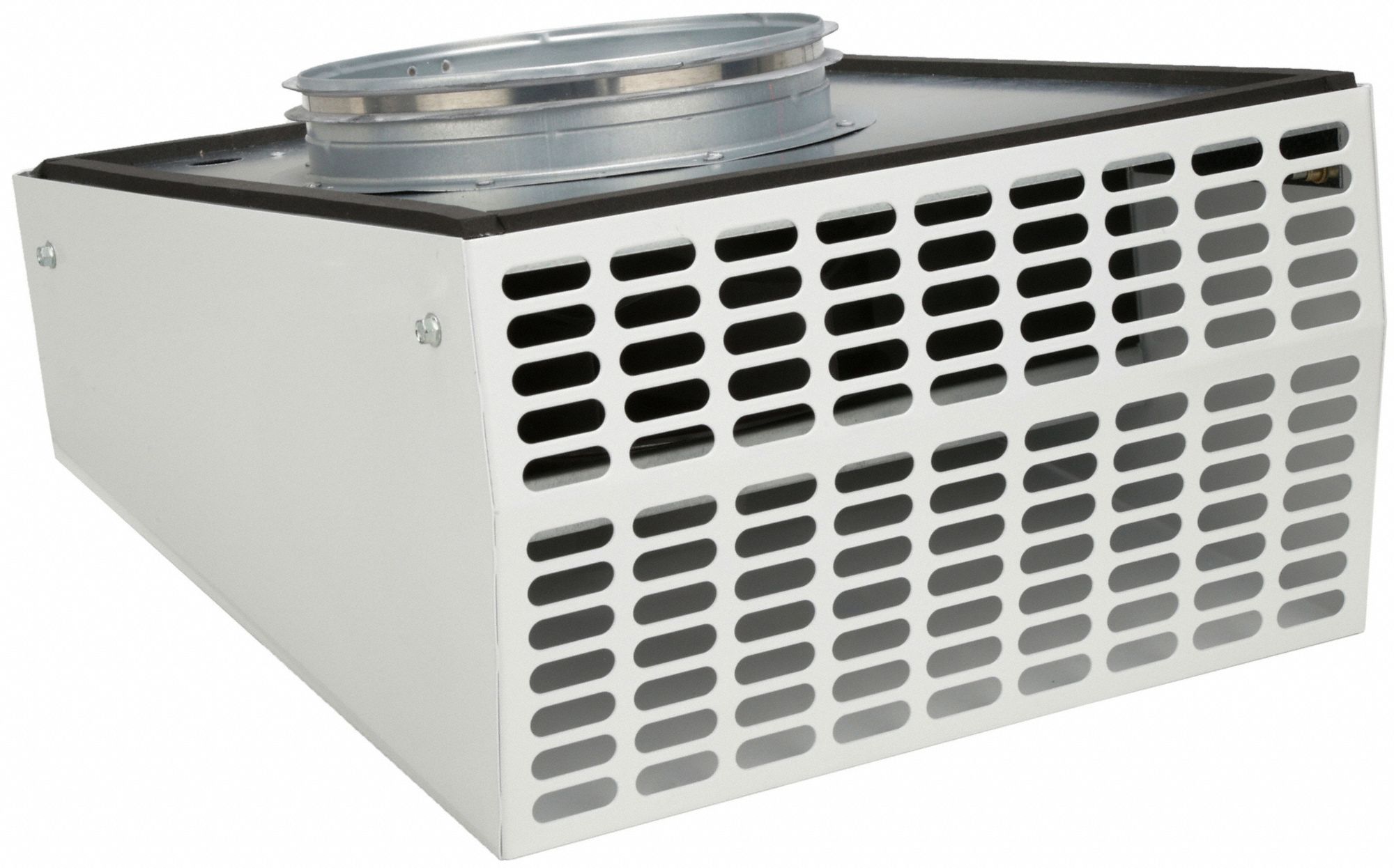 FANTECH Exhaust Fan 574 cfm, 8 in Duct, 120V AC, PowderCoated Steel