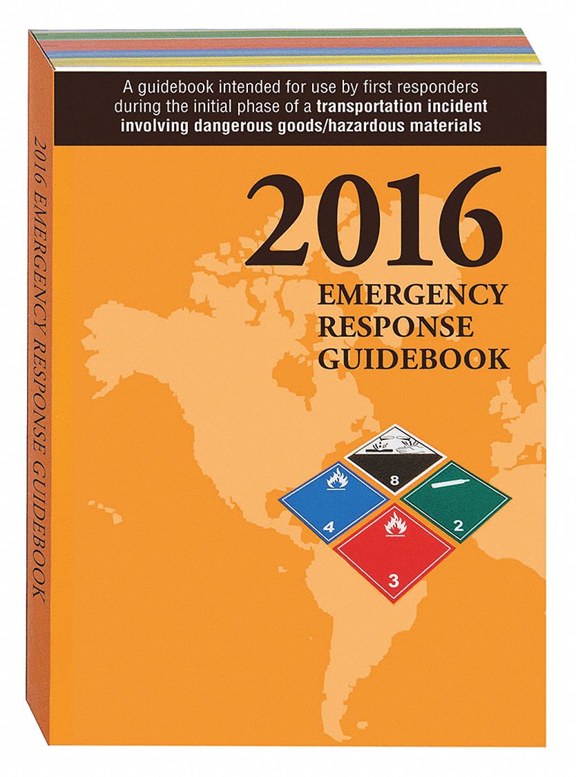 Reference Book: 2016 Emergency Response Guide, Paperback, English