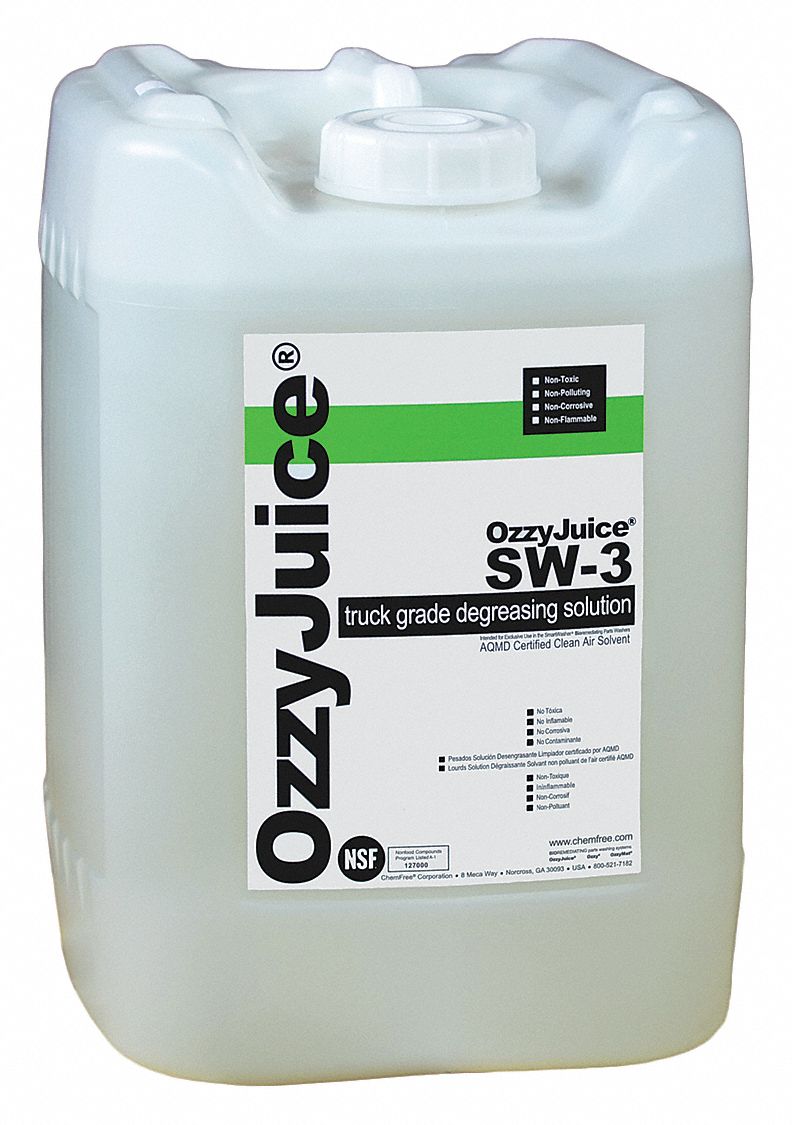 Smartwasher Parts Washer Cleaning Solution Size 5 Gal 45tv48 14720 Grainger