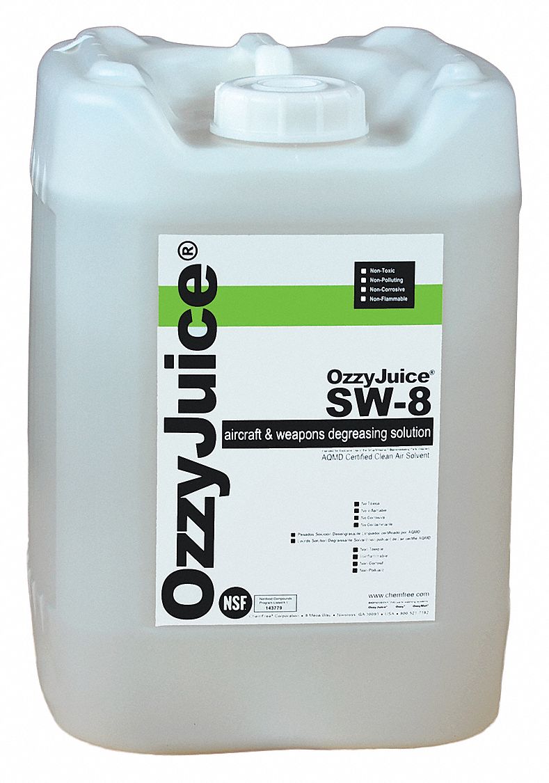 SMARTWASHER Parts Washer Cleaning Solution 5 gal Size, Clear 45TV50