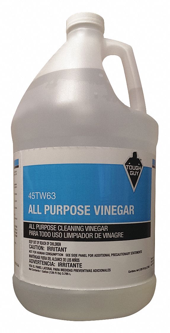 Tough Guy 45tw63 Cleaning Vinegar , 1 gal. Jug , Fresh , 4 pk, Clear