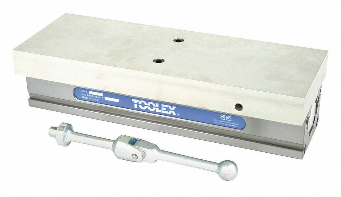 TOOLEX Vise Fixture Plate, Machinable, 4 in Size, For Use With Vises ...