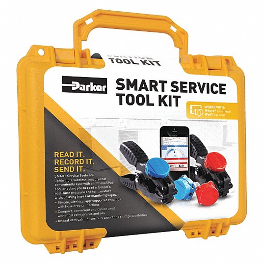 PARKER Wireless Diagnostic Service Kit: Wireless Diagnostic Service Kit, 0  Valves, 0 Hoses