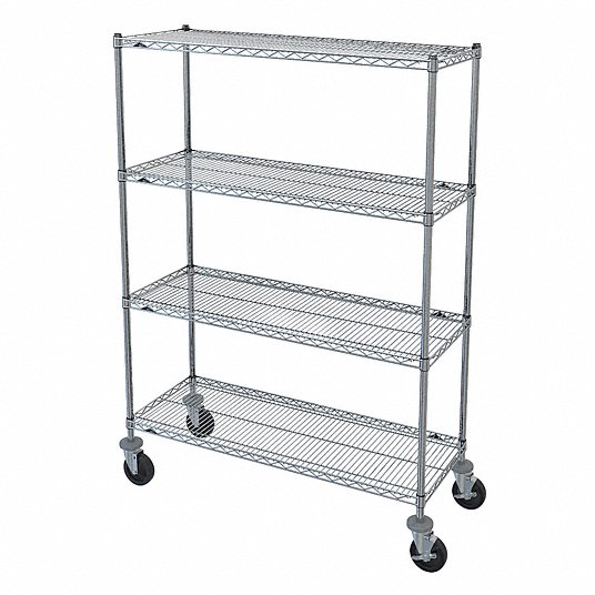 Metro Wire Shelving Unit 50 In X 20 1, Metro Mobile Wire Shelving