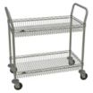 Utility Carts with Deep Lipped Wire Shelves