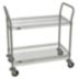 Utility Carts with Deep & Shallow Lipped Wire Shelves