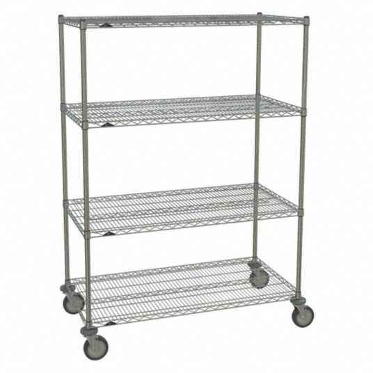 Metro, 48 In X 24 In X 69 1 2 In, Dry, Wire Shelving Unit - 45ty54 