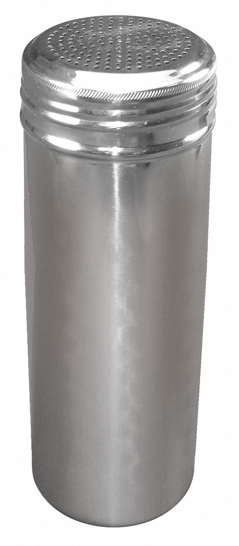 Dredge: 24 oz Capacity, Stainless Steel Body, Silver, Lid Included, Stainless Steel Lid