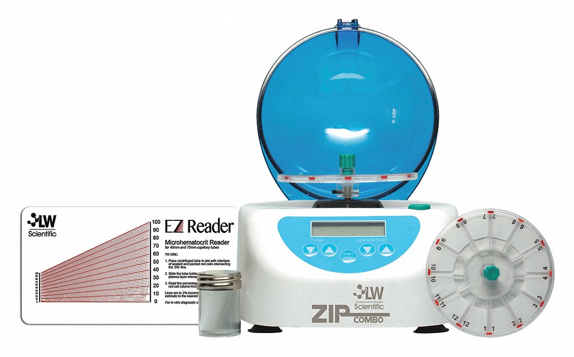 Combination Centrifuge: ZCC-12HD-40T3, Micro, 12 x 0.040 mL, Programmable, Variable