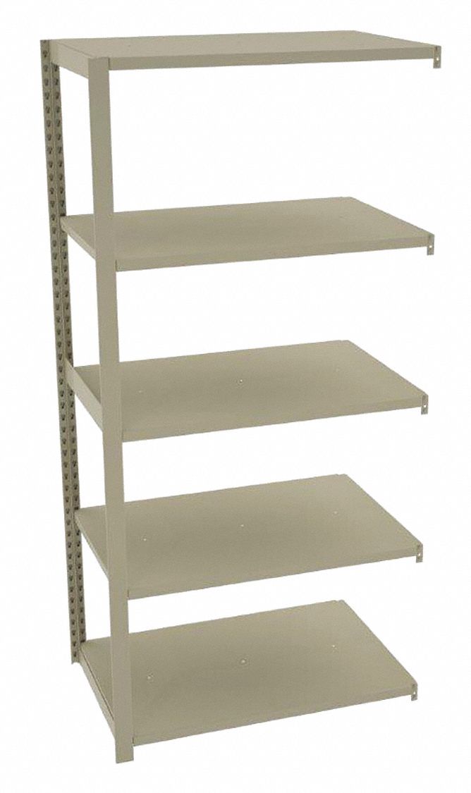 TENNSCO, AddOn, MediumDuty, Boltless Shelving 45UW57TO536246 Grainger