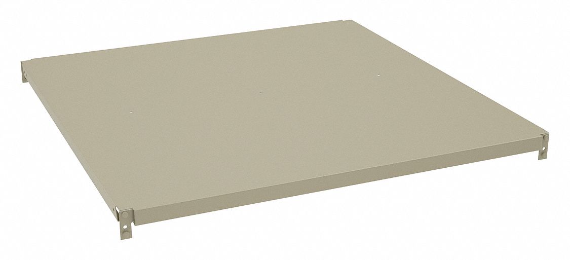 Shelf: 36 in   x 36 in, 950 lb Load Capacity, Steel, 18 ga Decking, Sand, Shelf