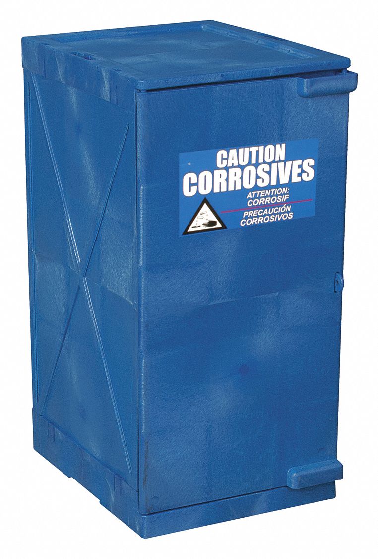 CORROSIVES SAFETY CABINET,STANDARD,BLUE