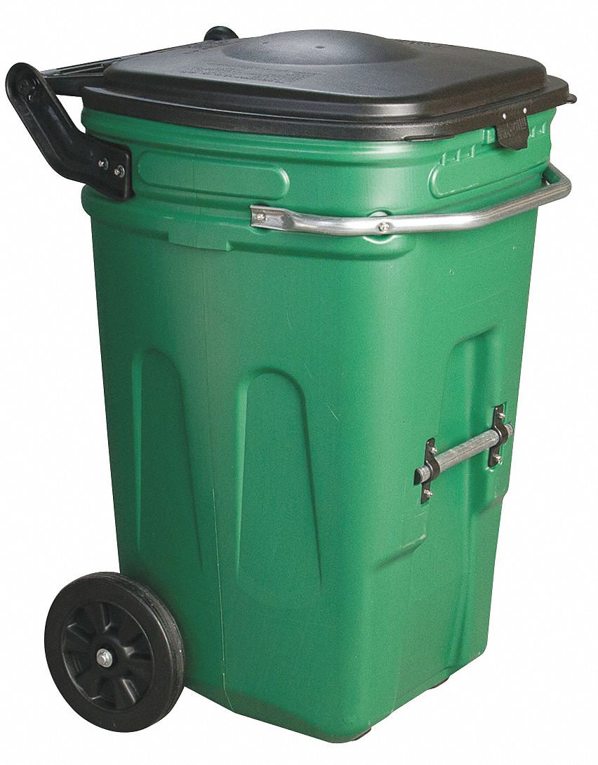 Eagle, Green, 65 Gal Capacity, Industrial Spill Cart - 45uw96