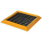 Compressable Foam Sidewall Spill Trays With Grating