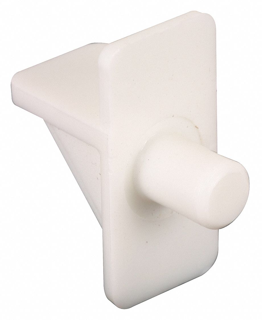 PRIMELINE, Plastic, 5 lb Load Capacity (Lb.), Shelf Support Peg