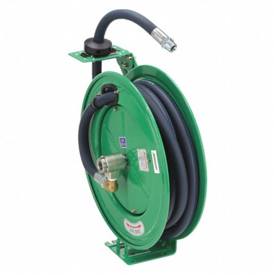 BLUSEAL BSWR5850 Retractable Hose Reel with 5/8 x 50' Hot Water