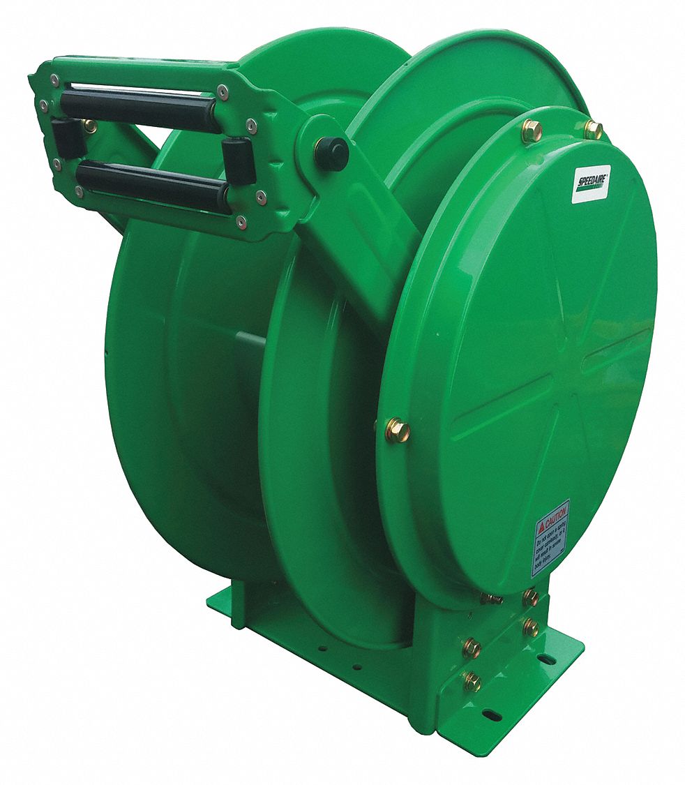 SPEEDAIRE Spring Return Hose Reel, Pressure Washer, Maximum Operating