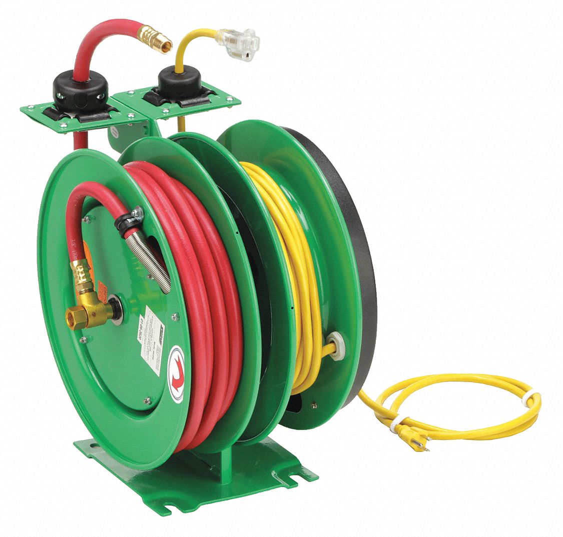 SPEEDAIRE, 25 ft (3/8 in I.D.), 3/8 in MNPT x 3/8 in MNPT, Dual