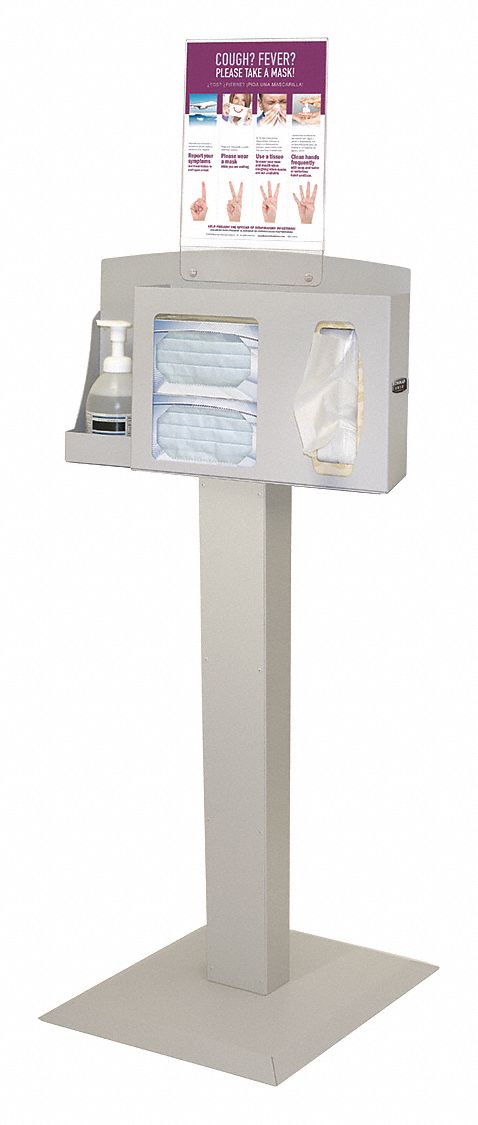 RESPIRATORY HYGIENE STATION,59-7/64 IN.H