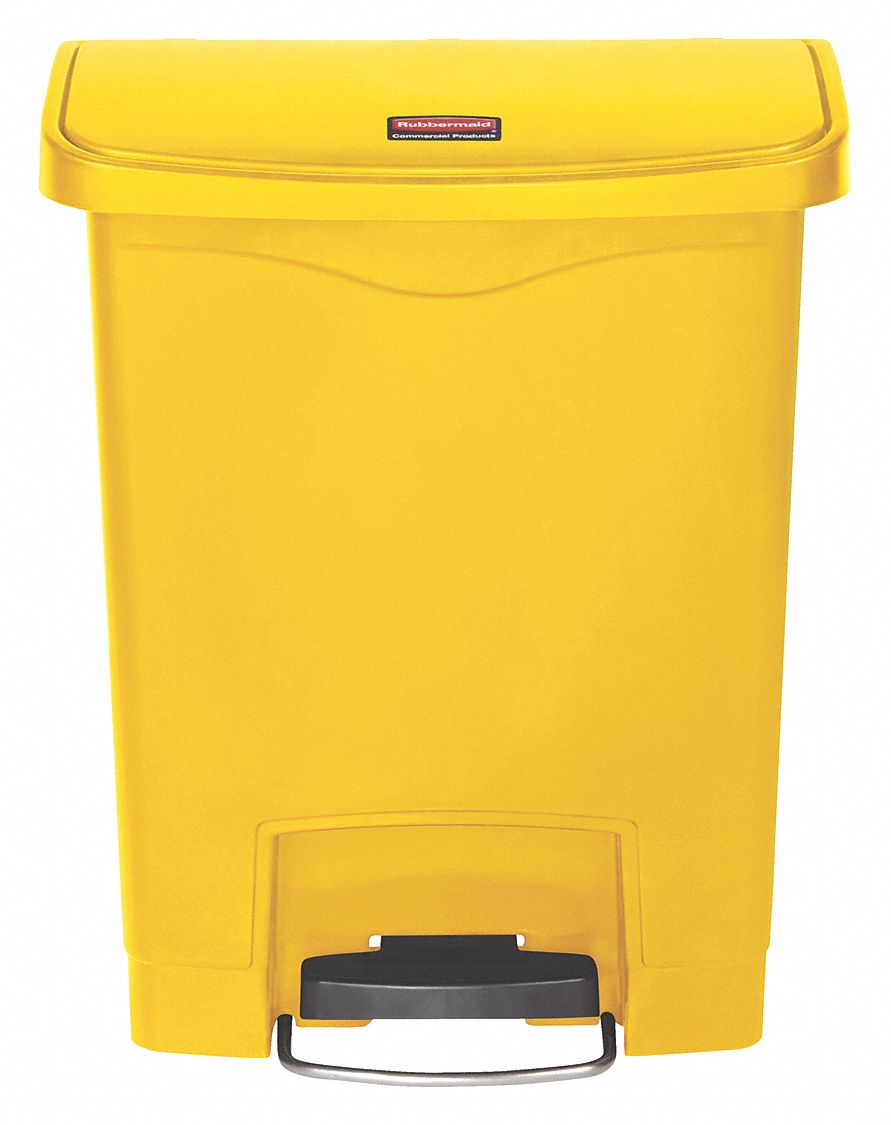 RUBBERMAID COMMERCIAL PRODUCTS Bote de Basura, Rectangular, 8 gal., 21 ...