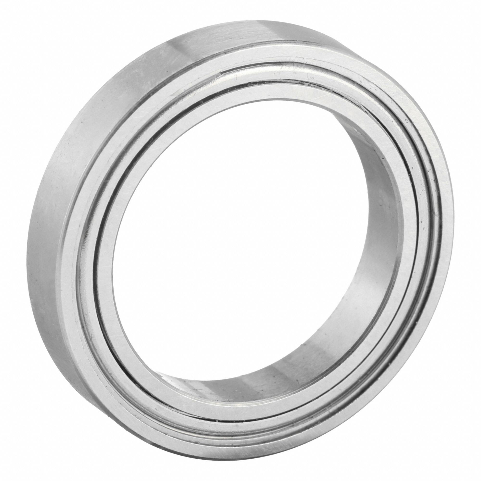 Miniature Ball Bearing: 1458, Dbl Shield, 5/8 in Bore, 7/8 in OD, 0.156 in Wd, 302°F Max Temp