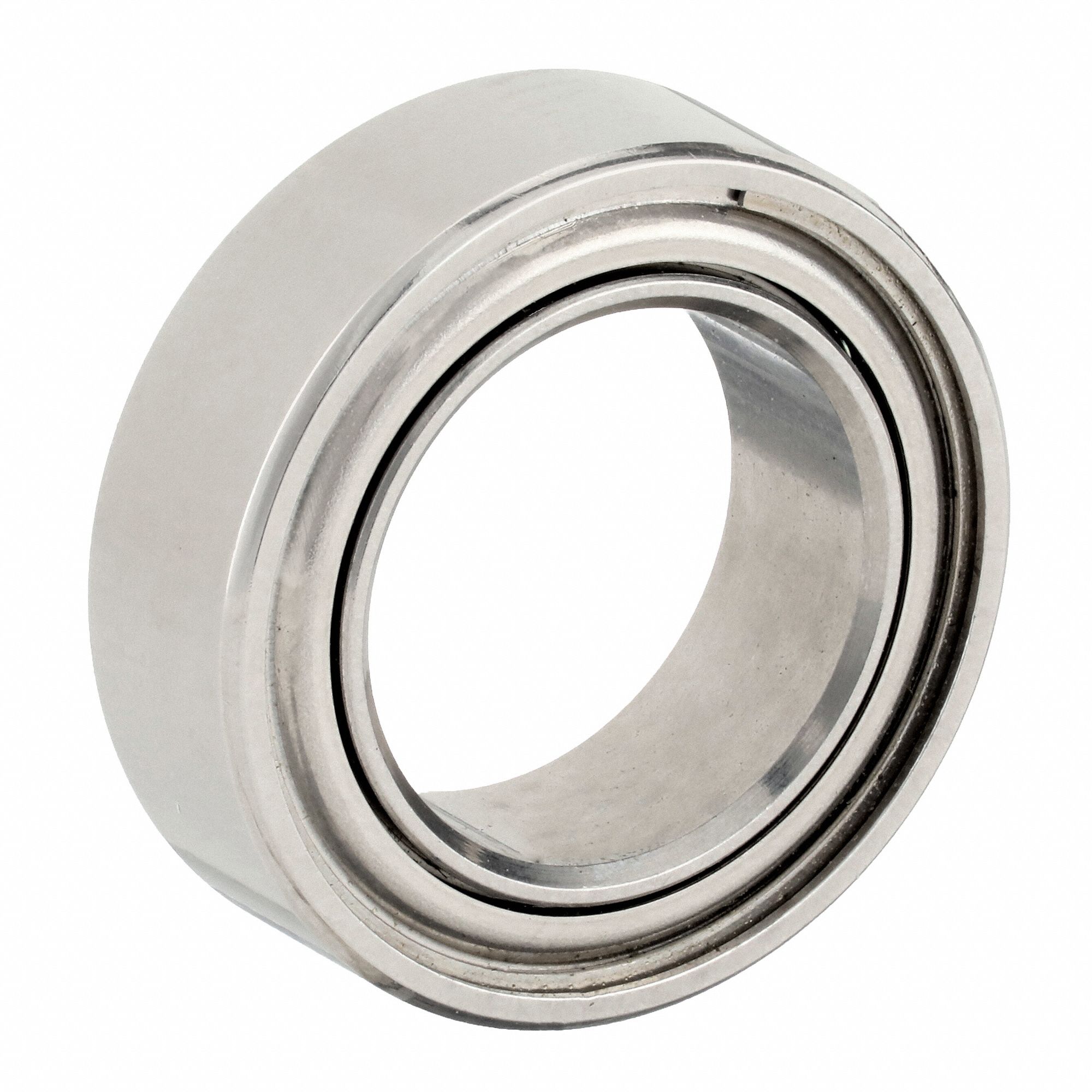 Miniature Ball Bearing: 1810, Dbl Shield, 5/16 in Bore, 1/2 in OD, 0.156 in Wd, 275°F Max Temp