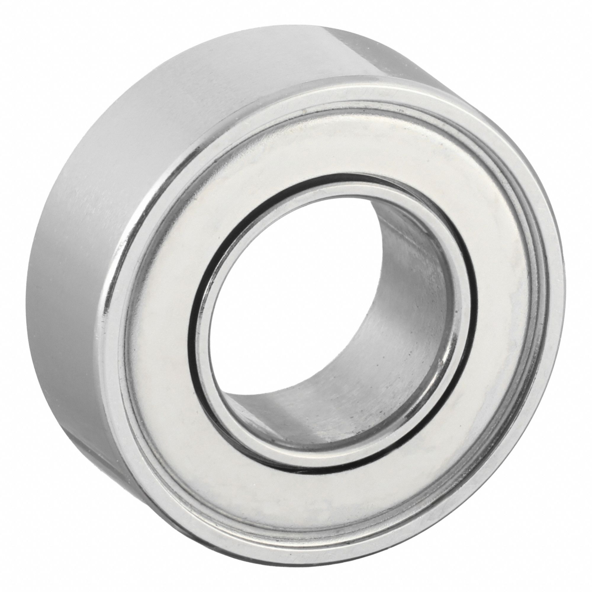 Miniature Ball Bearing: 188, Dbl Shield, 1/4 in Bore, 1/2 in OD, 0.188 in Wd, 302°F Max Temp
