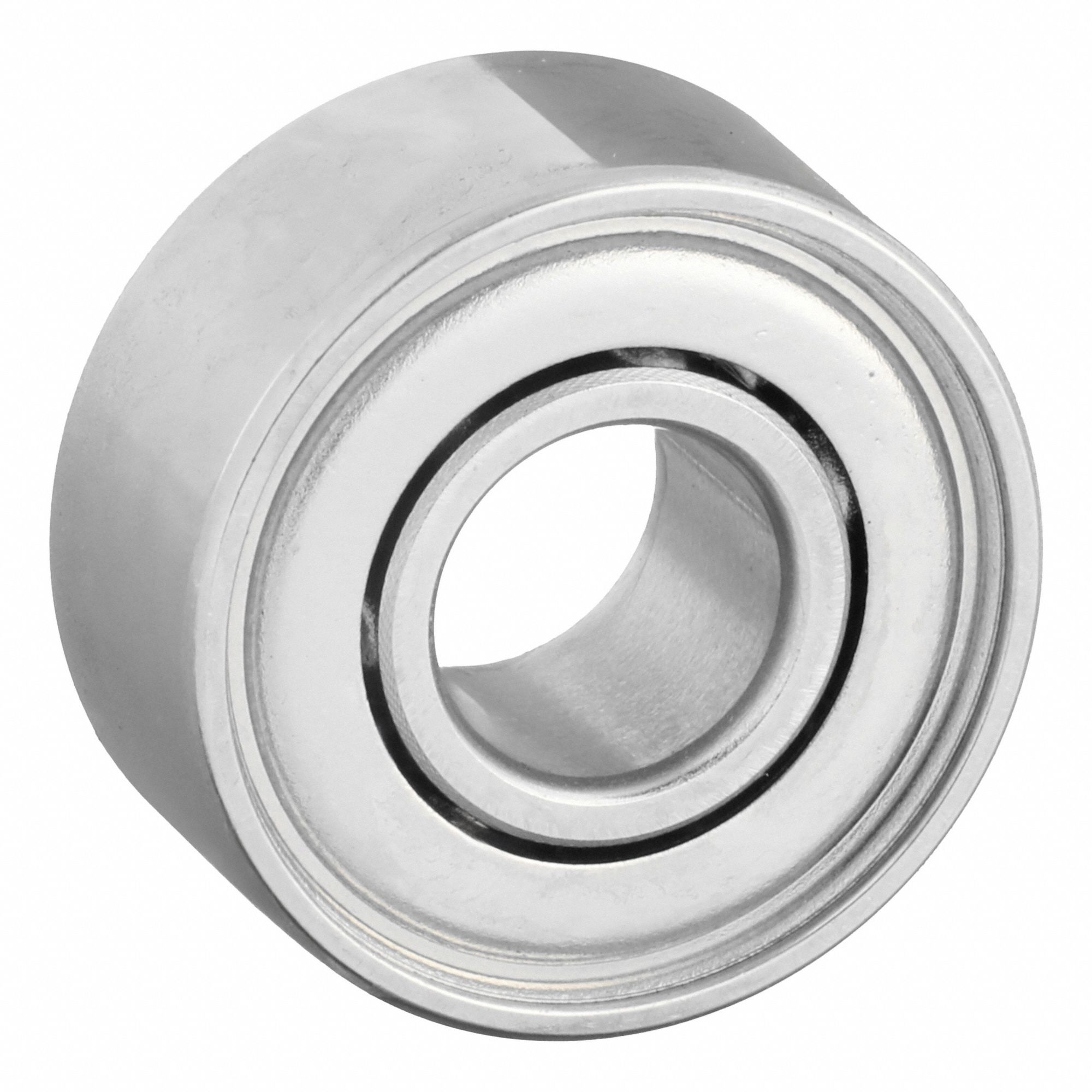 Miniature Ball Bearing: R2-5, Dbl Shield, 1/8 in Bore, 5/16 in OD, 0.141 in Wd, 302°F Max Temp
