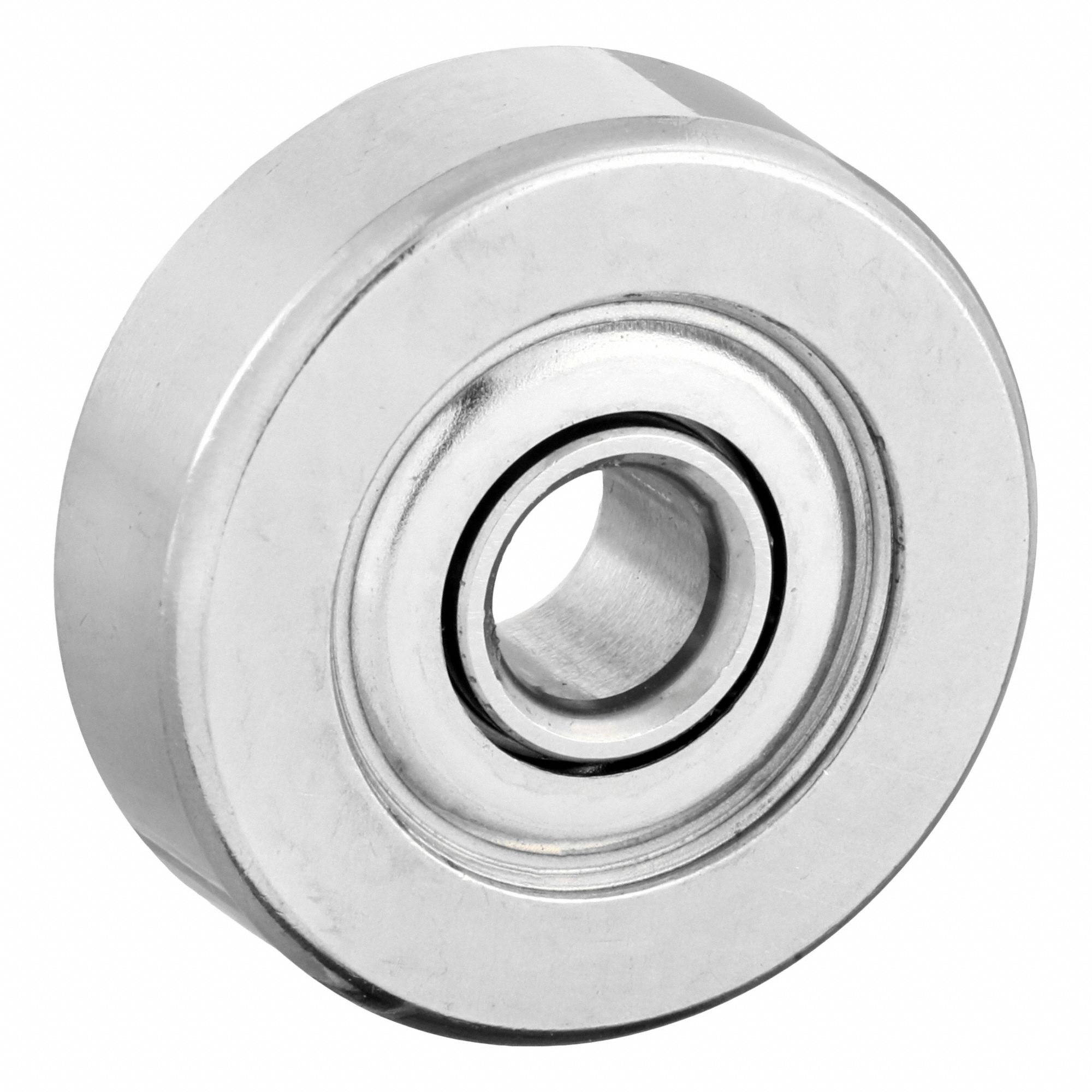Miniature Ball Bearing: R2A, Dbl Shield, 1/8 in Bore, 1/2 in OD, 0.172 in Wd, 302°F Max Temp