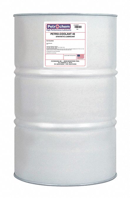 Compressor Oil: 55 gal, Drum, 10 SAE Grade, 46 ISO Viscosity Grade, 155 Viscosity Index