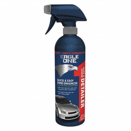 EAGLE 1 Auto Shine Detailer, Clear, Liquid, 23 oz. 45VH17E1TWS23