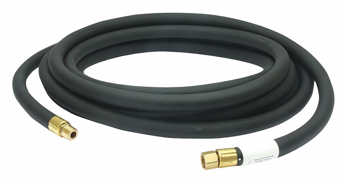 25 ft Hose Lg, 1/2 in Hose Inside Dia, Airline Hose 45VH86998025