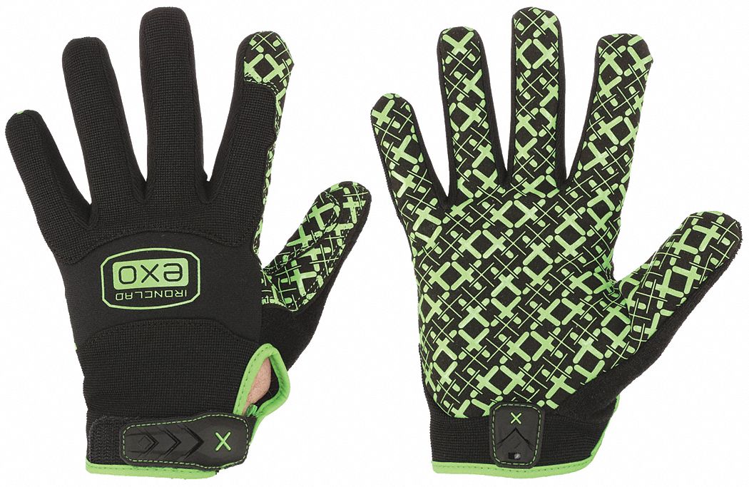 MECHANICS GLOVES, S (7), FULL FINGER, HOOK-AND-LOOP CUFF, NEOPRENE