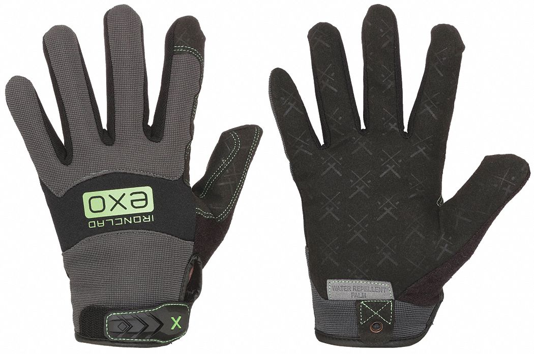 Ironclad WorkForce Glove, X-Large, Gray-Black, Pair