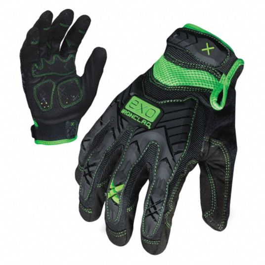 Overredend Vermoorden Dinkarville IRONCLAD Mechanics Gloves: L ( 9 ), Mechanics Glove, Full Finger, Synthetic  Leather, TPR, EXO, 1 PR - 45VK64|EXO-MIG-04-L - Grainger