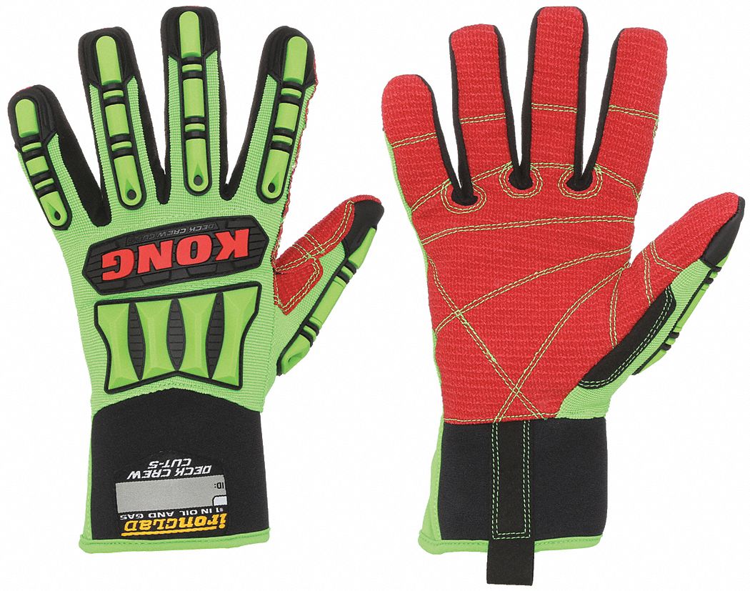 KONG 360 CUT 5 Impact Gloves Oil and Gas Gloves, 2 Pair