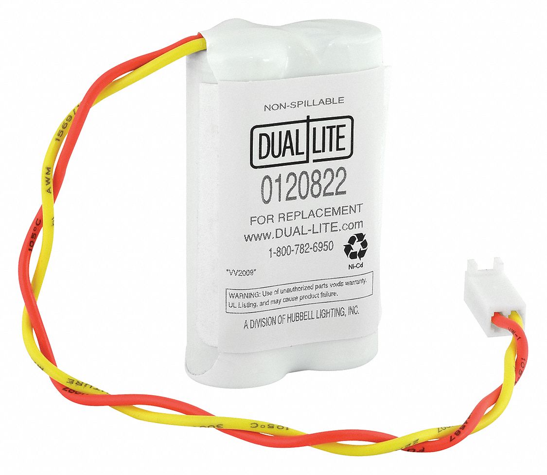 Battery 2.4V 168hr 1 5/8in Plug