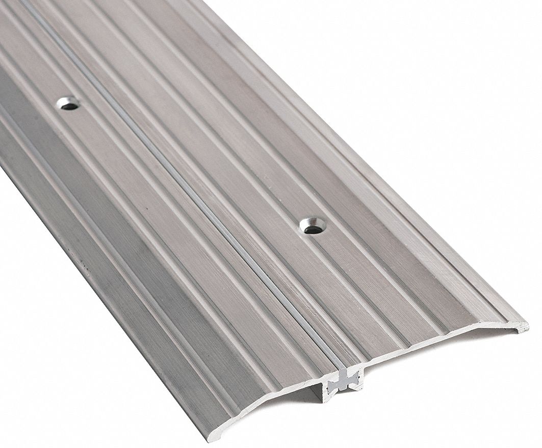 Door Threshold: Saddle, Aluminum, 3 ft Lg