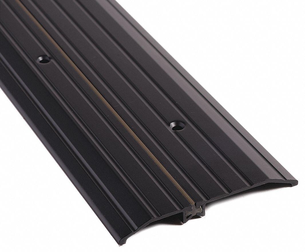 Door Threshold: Saddle, Aluminum, 3 ft Lg