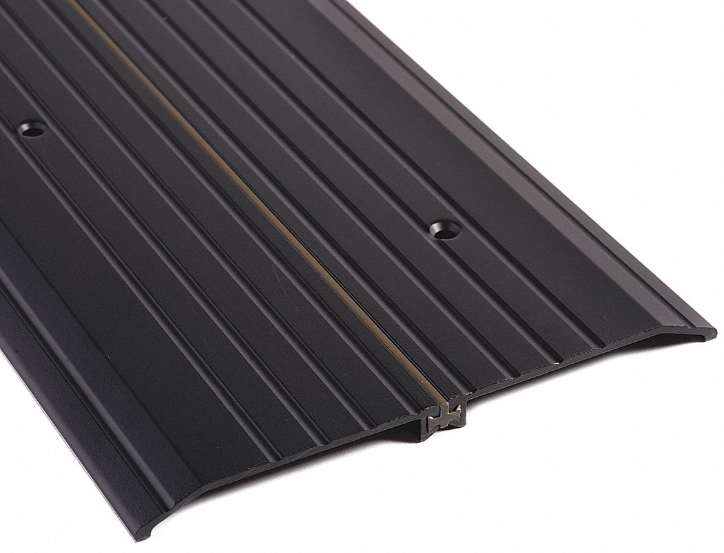 48 X 8 X 1 2 Fluted Top Door Threshold Dark Bronze