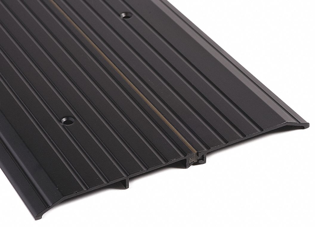Door Threshold: Saddle, Aluminum, 3 ft Lg