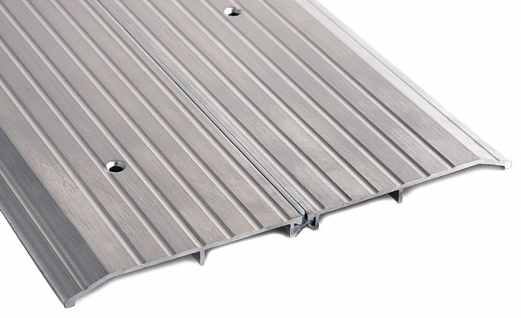 Door Threshold: Saddle, Aluminum, 3 ft Lg