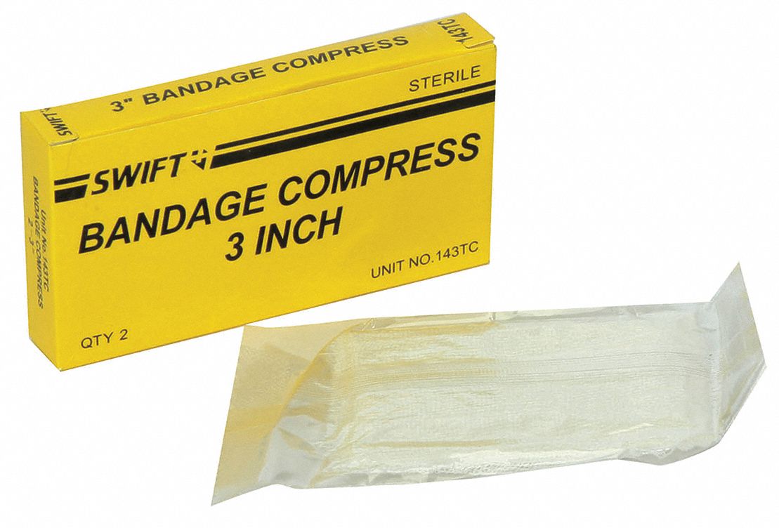 Honeywell Sterile White Gauze Compress 45w71935143tc Grainger