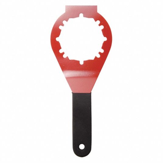 Superior Tool Dumbell Strainer Wrench, Chrome, 10-1/2 In.