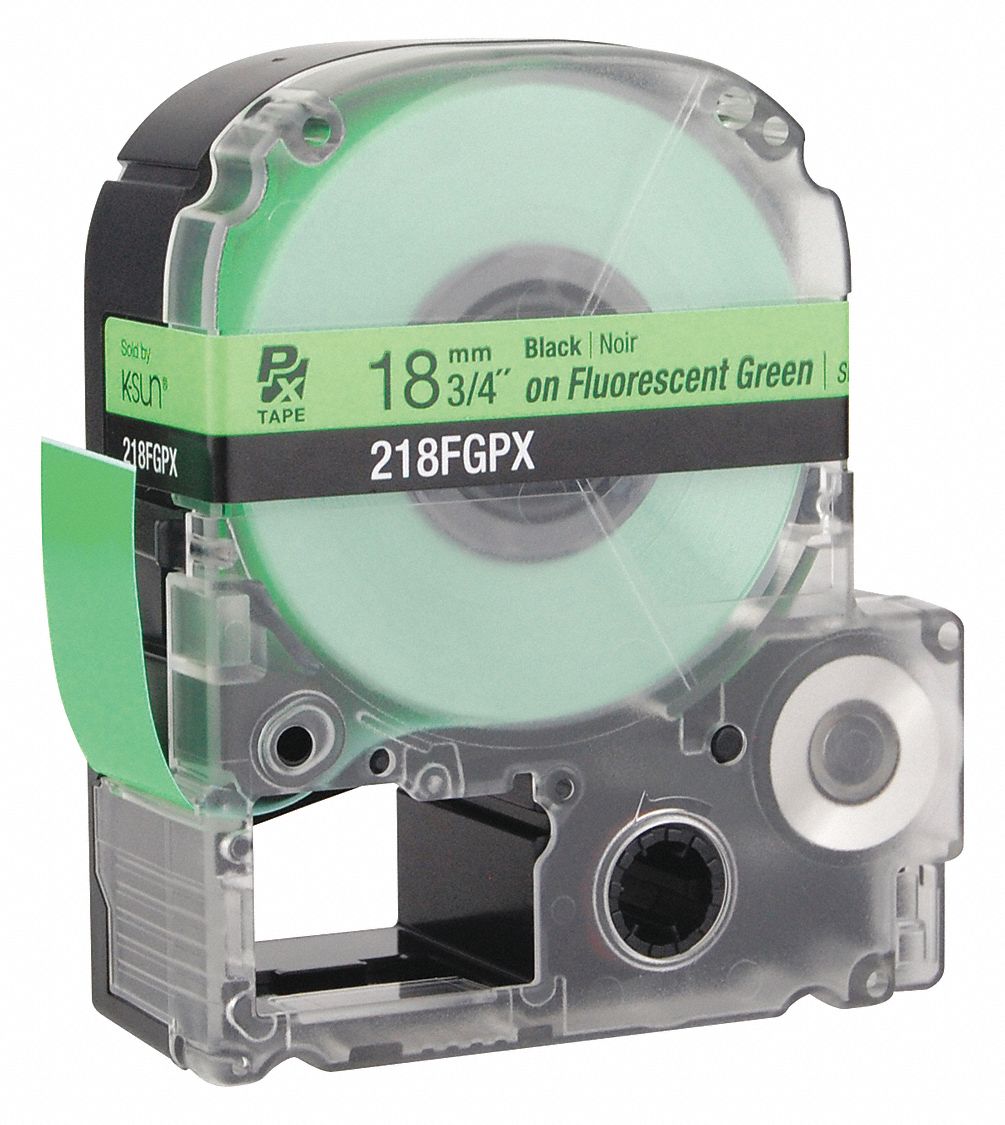 CARTRIDGE LABEL,BLK ON FLUORESCENT GREEN